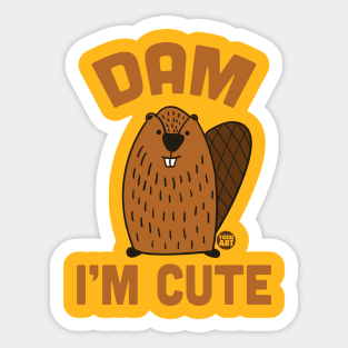 DAM IM CUTE Sticker